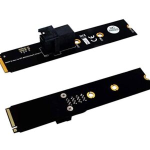 M.2 Module with Mini-SAS HD (SFF-8643) 36-Pin Connector for U.2 (SFF-8639) NVMe SSD (Upward miniSAS) - Support Intel 750 2.5-inch U.2 SFF SSD