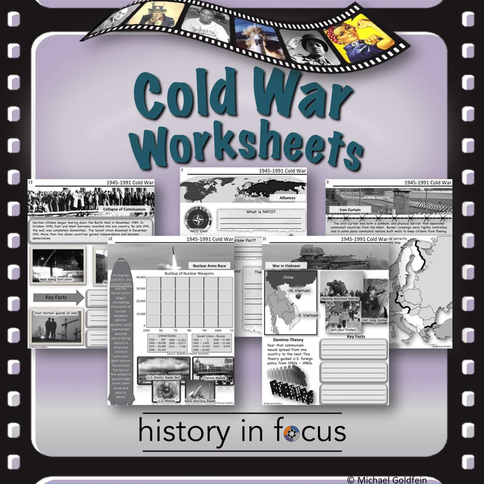 Cold War Worksheets