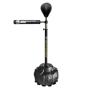 innolife boxing equipment spinning bar free standing with punching ball (black)