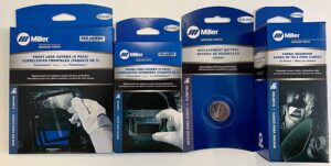 combo miller performance series replacement lens 770237/23192, headband 770249 and 2 replacement batteries 217043