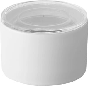 yamazaki home tower ceramic food storage contrainers/canisters with airtight lid - small - 1 cup, 240 milliliters