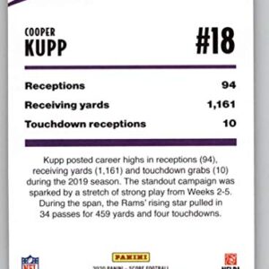 2020 Score In the Zone #15 Cooper Kupp Los Angeles Rams NFL Football Trading Card