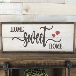 Large Welcome Stencils for Painting on Wood - Vertical Welcome Sign for Front Porch Decor - Stencils for Crafts Reusable - Farmhouse Stencils & Drawing Templates for Signs, Canvas, Walls & Art Decor