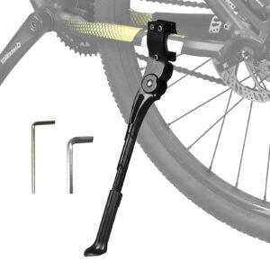 leichten adjustable bicycle kickstand aluminum alloy bike kick stand for 26" 27.5" 28" 700c mountain bike/bmx/adults bike/city bike storage