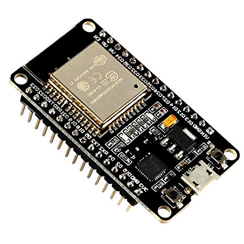 ESP-WROOM-32 ESP32 ESP-32S Development Board 2.4GHz Dual-Mode WiFi + Bluetooth Dual Cores Microcontroller Processor Integrated with Antenna RF AMP Filter AP STA Compatible with Arduino IDE (3PCS)