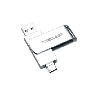 teclast 64gb type-c usb3.0 flash drive thin metal u-disk high speed rotated design