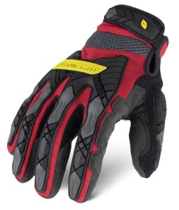 ironclad command impact 360 cut a6 work gloves; touch screen gloves conductive palm & fingers, impact protection, machine washable, sized s, m, l, xl, xxl (1 pair), red (iex-migr5-04-l)