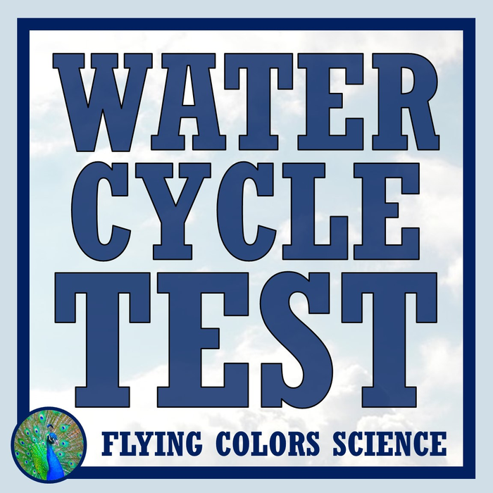 NGSS Water Cycle Test Assessment NGSS MS-ESS2-4