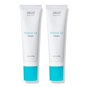obagi360 retinol 1.0 cream – high concentration retinol helps reduce the appearance of fine lines and wrinkles & smooth texture with minimal irritation – two pack, 2 * 1 oz