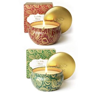 citronella fragrance tin candles 185g