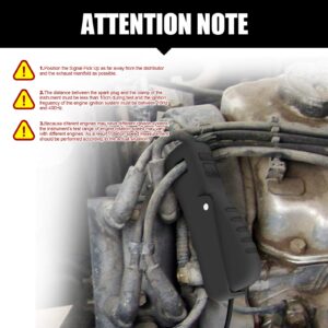 BTMETER BT-705A Signal Pick-up Inductive Clamp Lead, Measure Tach Range 600 RPM ~ 12000 RPM