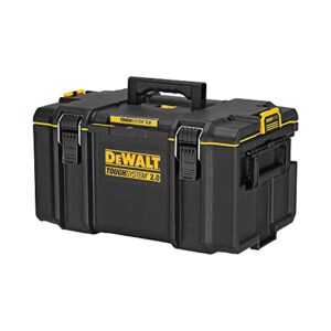 dewalt toughsystem 2.0, large tool box, 22 in, 110 lbs. capacity (dwst08300)