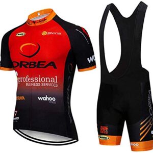 Cycling Jersey Set Womens Short Sleeves Biking Jerseys Bicycle Jacket Clothing Suit C93 (S,Large)