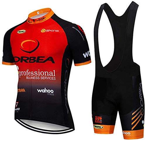 Cycling Jersey Set Womens Short Sleeves Biking Jerseys Bicycle Jacket Clothing Suit C93 (S,Large)