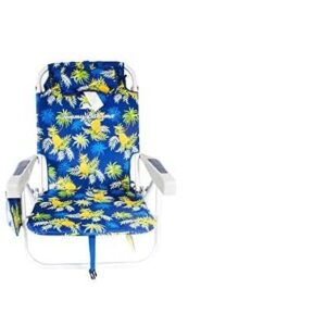 Tommy Bahama Backpack Cooler Beach Chairs - Blue Pineapple