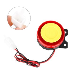 F FIERCE CYCLE DC 9-24V Motorcycle Scooter Anti-Theft Alarm System Remote Control Key Remote Set Engine 125dB Alarm Speaker