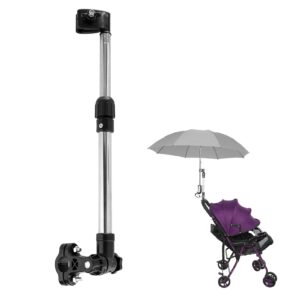 umbrella wheelchair mount, retractable umbrella holder for stroller, universal umbrella stand for bike bicycle pram baby stroller wheelchair fishing trolley