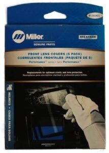 miller 231921 front lens cover - performance ser- 5/pk by miller
