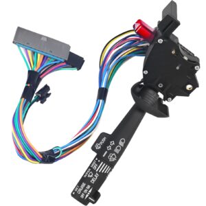 multi-function combination turn signal switch wiper hazard cruise control switch for 1995-2002 che-vy tah-oe, bla-zer, sub-urban, gm-c k1500, sie-rra by sikawai replaces 2330814 26100985 26036312