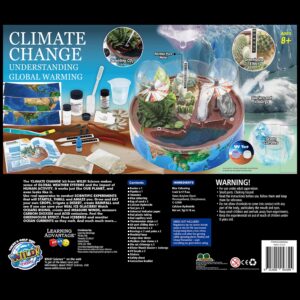 WILD ENVIRONMENTAL SCIENCE Climate Change - Science Kit for Ages 8+ - Real Life Climate Science - Includes Seeds