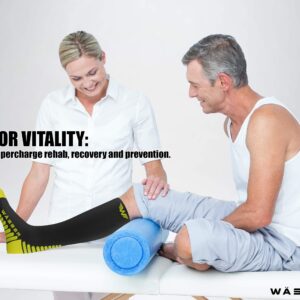 Wasser Gear Compression Socks for Nurses Men & Women - Fitness Travel Pregnancy Circulation