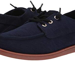 Quiksilver mens Harbor Dredged Lowtop Casual Shoe Sneaker, Blue/Brown/Blue Harbor Dredged, 14 US