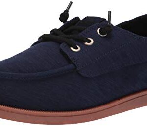 Quiksilver mens Harbor Dredged Lowtop Casual Shoe Sneaker, Blue/Brown/Blue Harbor Dredged, 14 US