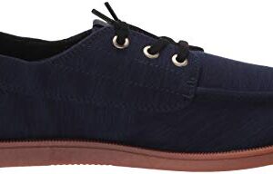 Quiksilver mens Harbor Dredged Lowtop Casual Shoe Sneaker, Blue/Brown/Blue Harbor Dredged, 14 US