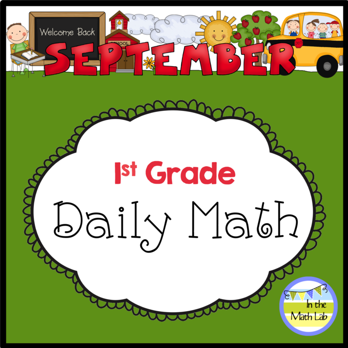 Daily Math for 1st Grade - SEPTEMBER