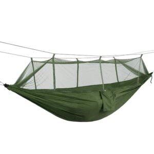 sirius survival portable camping hammock with mosquito net - 5 colors (olive drab)