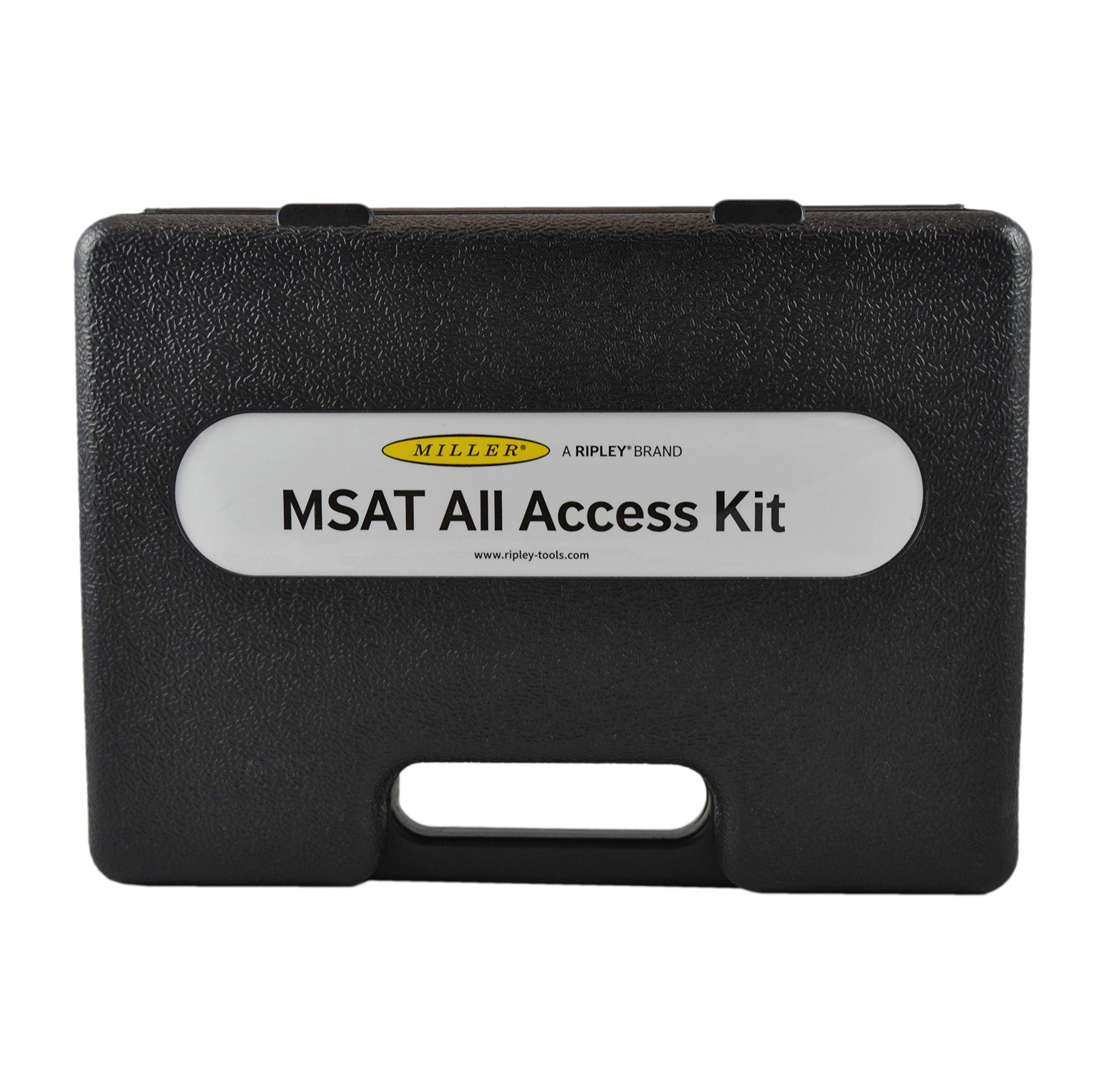 Miller MSAT All Access Tool Kit, Fiber Cable Stripping Tool, Metal Kevlar Scissors, Cable Stripper for Hard Cable Jackets, Buffer Tube Cutter, Mid-Span Fiber Optic Tool