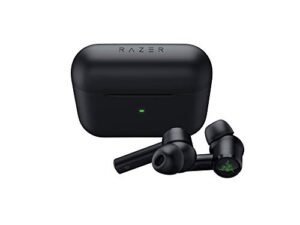 razer hammerhead true wireless pro bluetooth gaming earbuds (2020 model): thx certified - advanced hybrid active noise cancellation - 60ms low-latency - touch enabled - <20 hr battery life - black