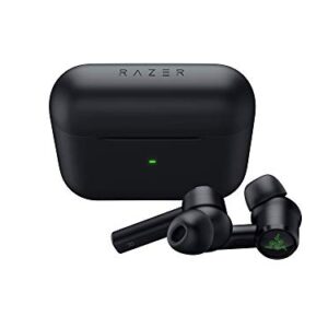 Razer Hammerhead True Wireless Pro Bluetooth Gaming Earbuds (2020 Model): THX Certified - Advanced Hybrid Active Noise Cancellation - 60ms Low-Latency - Touch Enabled - <20 Hr Battery Life - Black