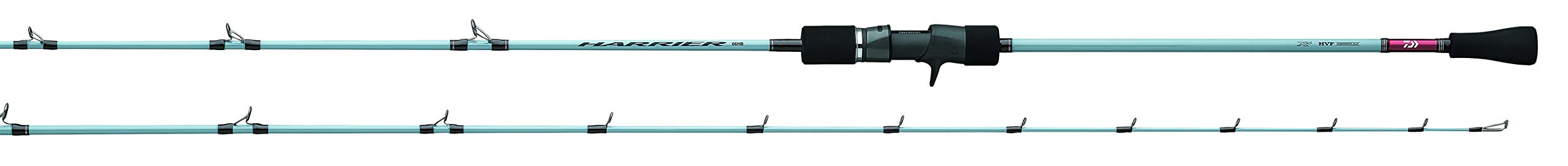 Daiwa HSP66HB Harrier Slow Pitch Jigging Series, Sections= 1, Line Wt.= 50Lb Braid, Lure Weight= Up to 400G