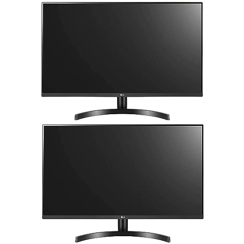 LG 27QN600-B 27 inch QHD 2560x1440 IPS Monitor with AMD FreeSync, HDR10 2 Pack