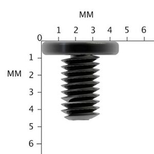 12x Replacement Precision 5510 Battery Mounting Screws M2X4mm Black Laptop Screw