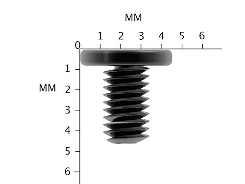 12x Replacement Precision 5510 Battery Mounting Screws M2X4mm Black Laptop Screw