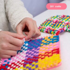 12 Colors Loop Potholder Loops Weaving Loom Loops Bulk Weaving Craft Loops with Multiple Colors for DIY Crafts Supplies Compatible with 7 Inch Weaving Loom (192 Pieces)