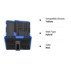 Boskin for Kindle Fire hd 8 case Fire hd 8 Plus case 2020 Release 10th Generation,Shockproof Kickstand Cover (Blue)