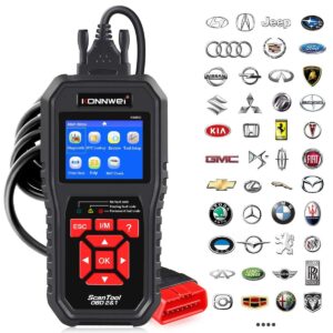 KW850 OBD2 Scanner + KW650 Car Battery Tester