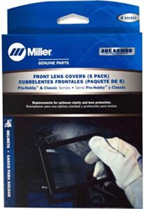 miller pro-hobby series front lens covers - 5 pack - 231411