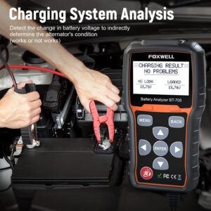 FOXWELL NT301 OBD2 Reader and FOXWELL BT705 12V 24V Auto Battery Tester