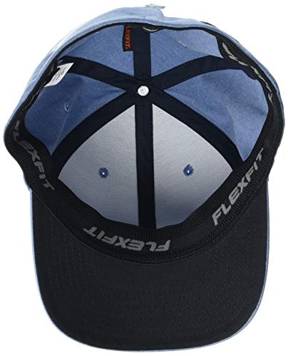 Quiksilver mens Sidestay Stretch Fit Hat, Navy Blazer Sidestay, Large-X-Large US