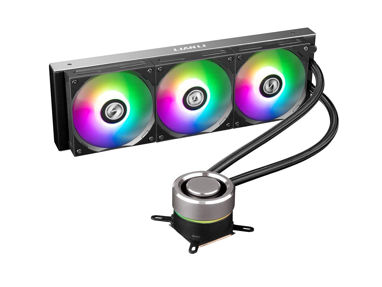 Lian-li Ac Galahad Aio360 Rgb Black Closed Loop All-in-one Cpu Cooler