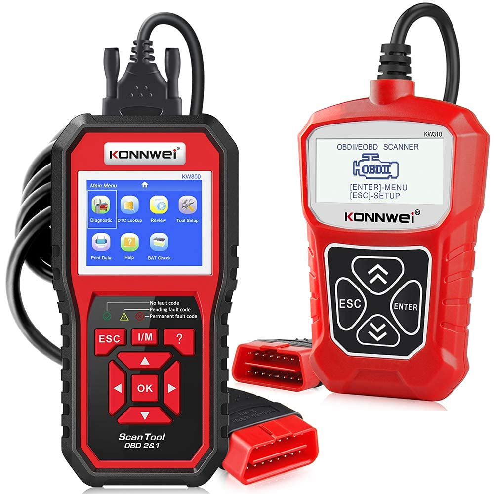 KW850 OBD2 Scanner + KW310 OBD2 Scanner