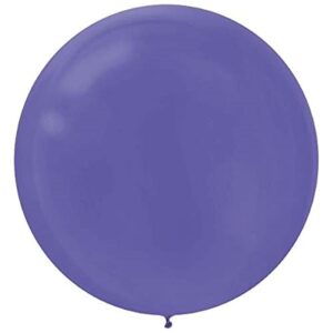 new purple latex balloons - 24" (pack of 25) - perfect for any event