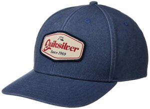 quiksilver men's snapback trucker hat, navy blazer full hush, 1sz