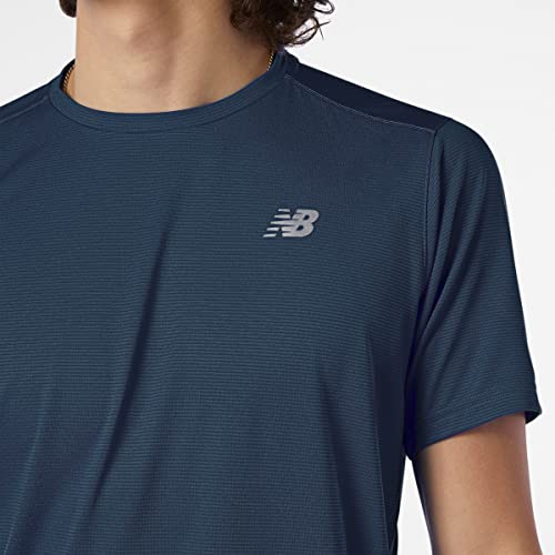 New Balance Men's Accelerate Short Sleeve, Eclipse , Medium