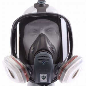 The Card Zoo Full Face Respirator mask,Gas Mask with Activated Carbon Air Filter, Protect Against Gas,Paint,Dust,Chemicals