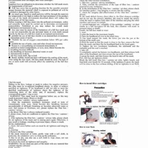 The Card Zoo Full Face Respirator mask,Gas Mask with Activated Carbon Air Filter, Protect Against Gas,Paint,Dust,Chemicals